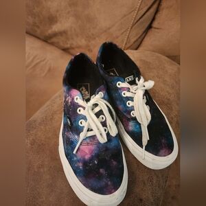 Vans Galaxy Print Sneakers - Blue and Purple